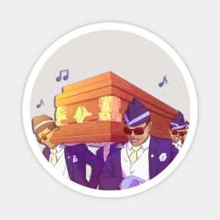 Ghana Pallbearers COFFIN  Dancing  MEME Magnet